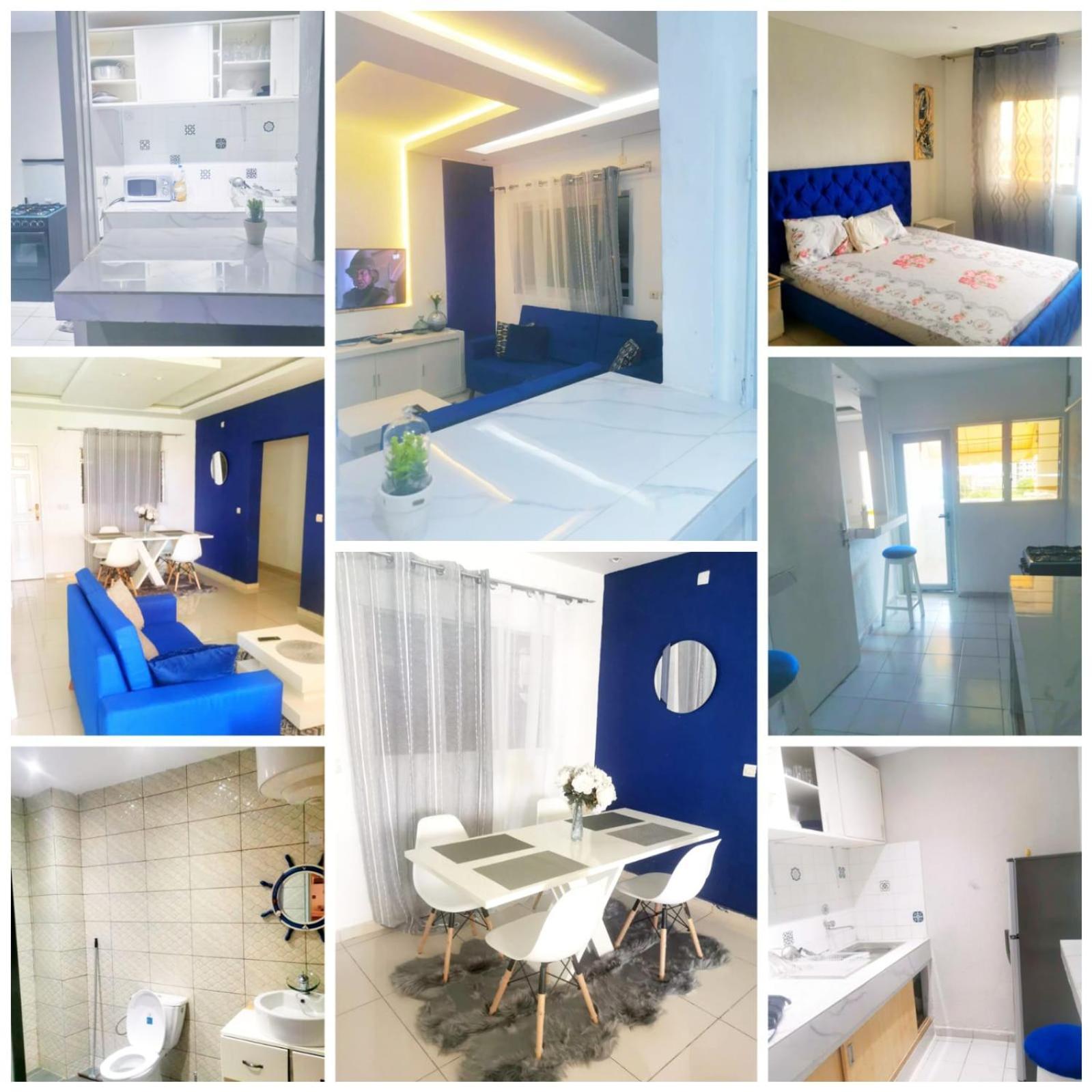 Apartmán La Maison Bleue - 2 Pieces Haut Standing Abidžan Exteriér fotografie
